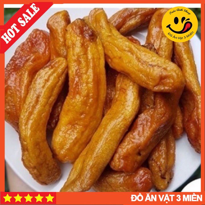 Chuối sấy dẻo đà lạt 500g - trái cây sấy xuất khẩu