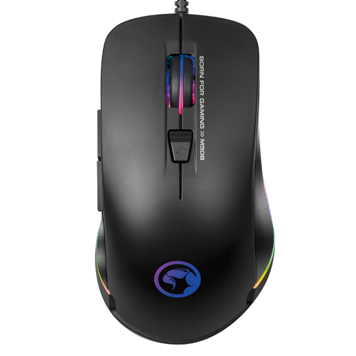 Chuột chuyên game 6d cao cấp marvo m508 led rgb - dpi 3200