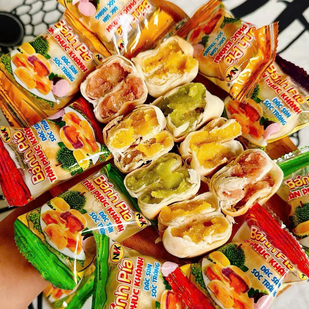 Túi 500g Bánh Pía mini mix vị Tân Phúc Khánh Thơm ngon - Tết - Bánh kẹo tết - đồ ăn vặt