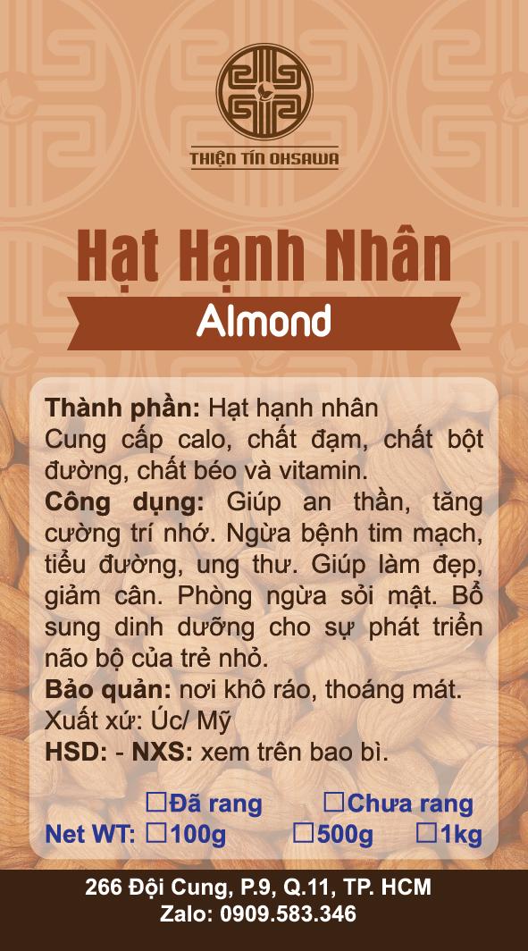 Hạnh nhân 100g