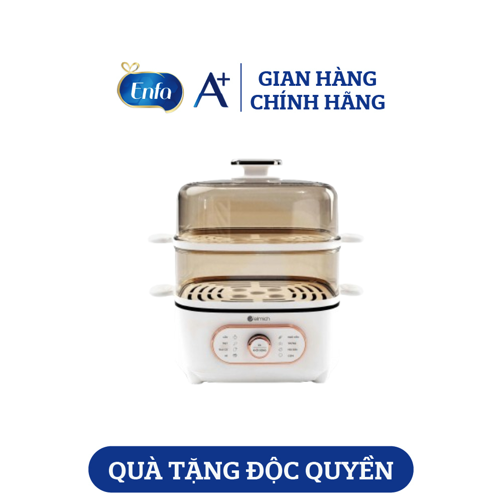 [Quà tặng Enfa] Nồi lẩu hấp 2 tầng Elmich EDA-2111