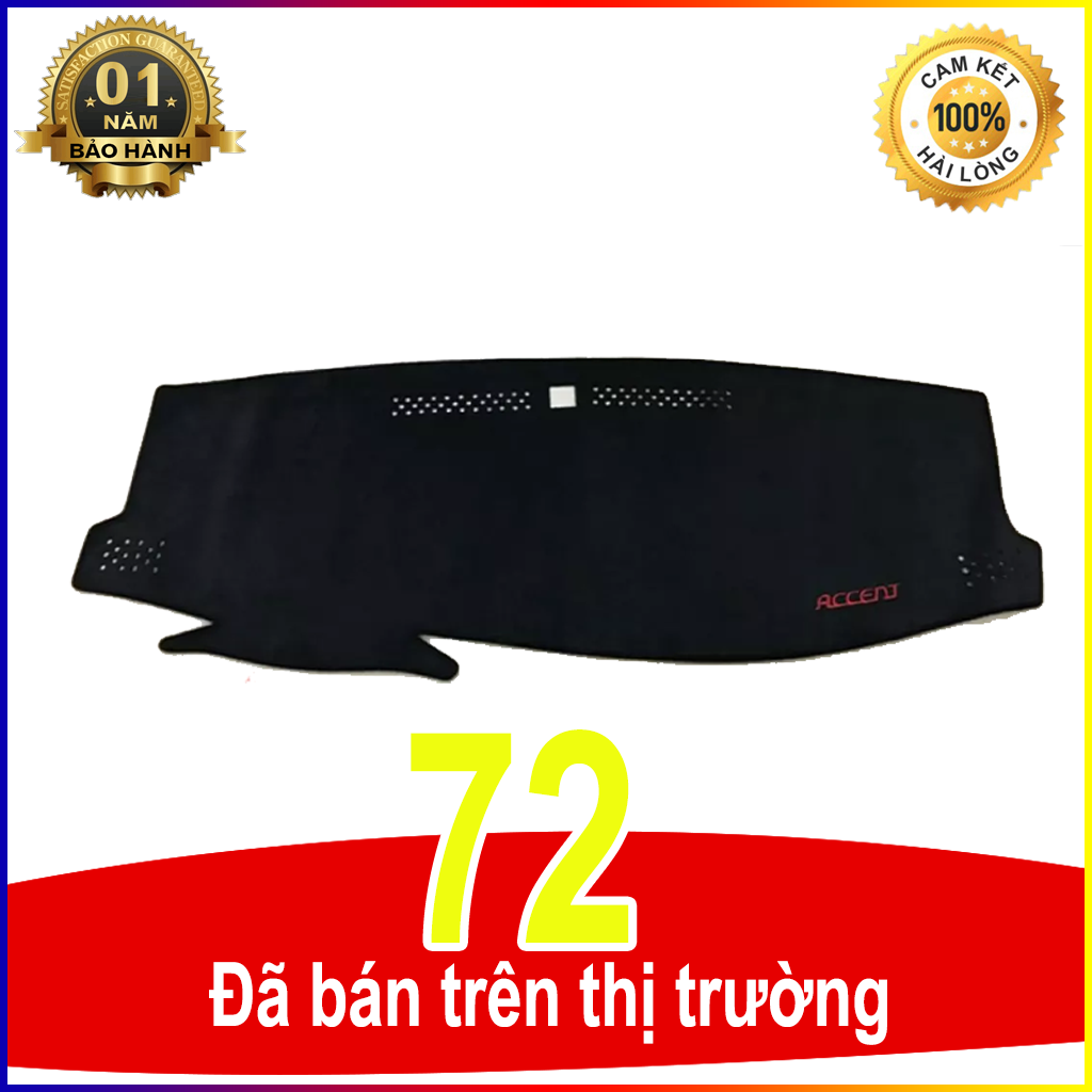 Thảm taplo lông cừu huyndai accent 2018-2019-2020-2021-2022