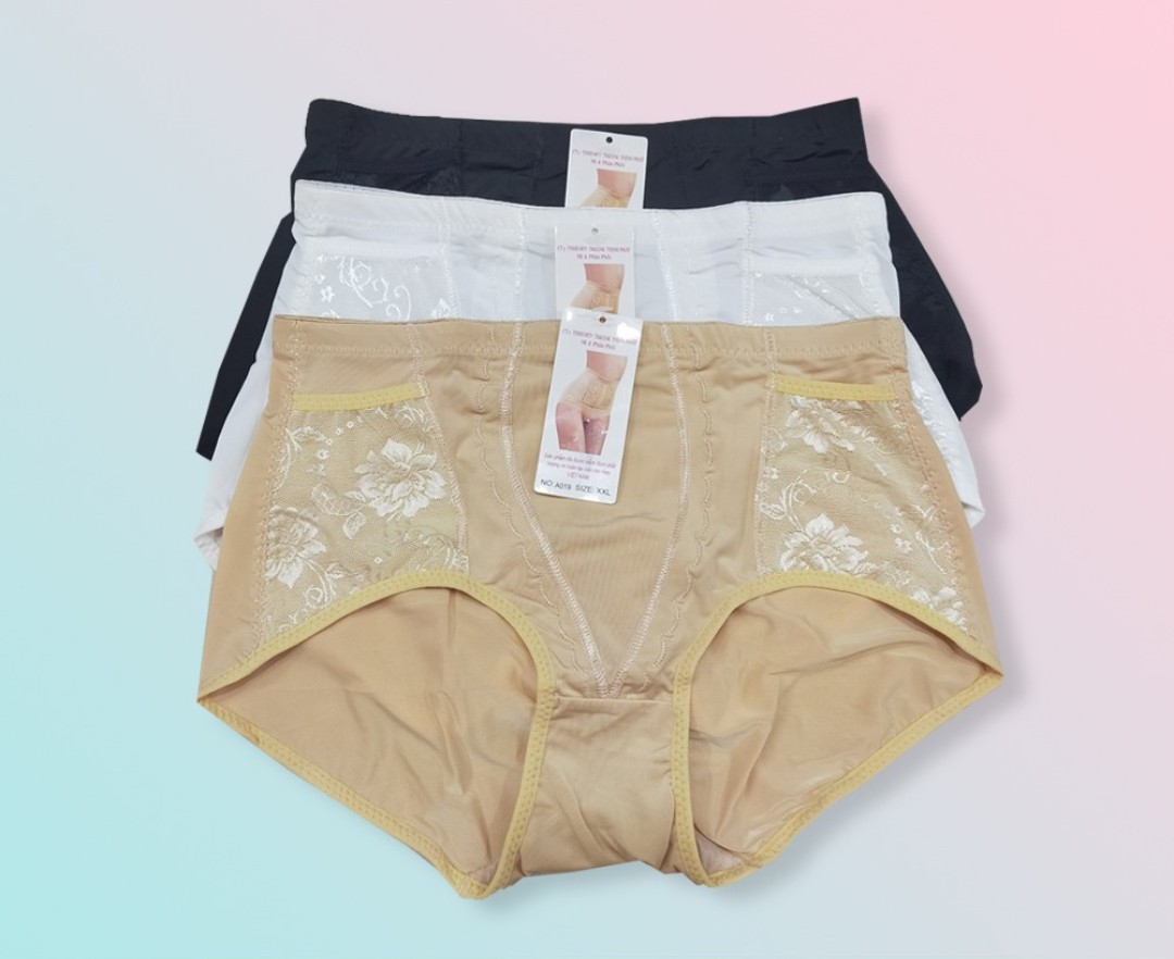 Quần lót gen nịt bụng nữ cao cấp Thịnh Phát A019 định hình siết eo cạp thấp ôm bụng dưới giảm mỡ nâng mông chống cuộn
