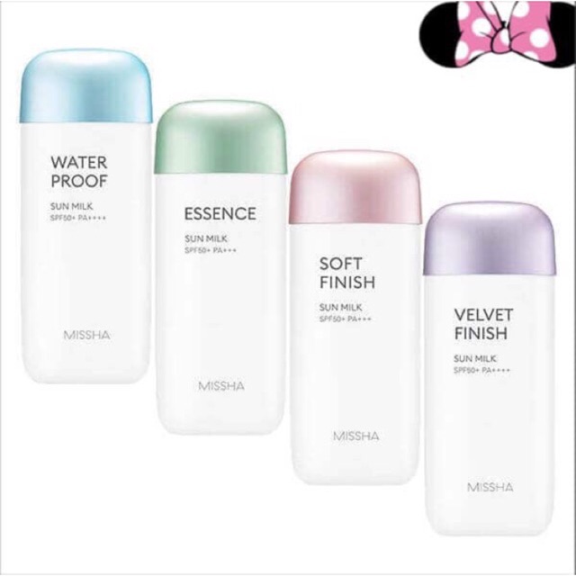 Kem chống nắng Missha Soft Finish Sun Milk SPF 50 Pa+++ (70ml) - hồng, cam kết sản phẩm đúng mô tả, chất lượng đảm bảo