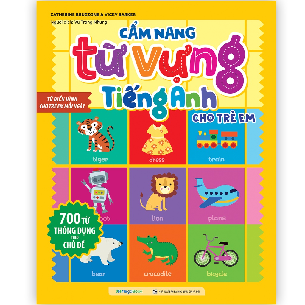 Sách Cẩm nang từ vựng Tiếng Anh cho trẻ em - Megabook