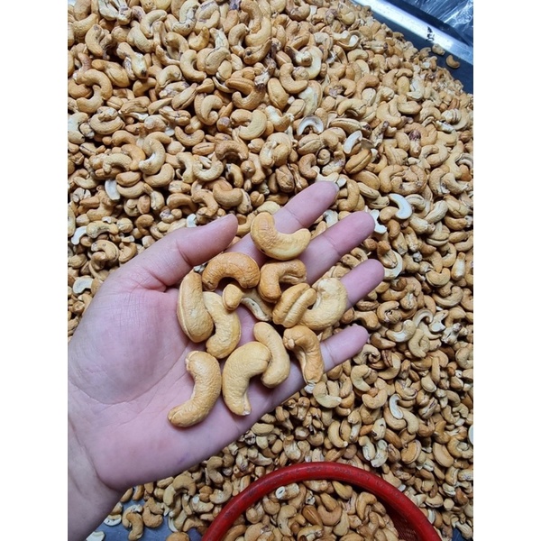 Hạt điều nguyên hạt rang muối sạch vỏ lụa Bình Phước 500g thơm ngon