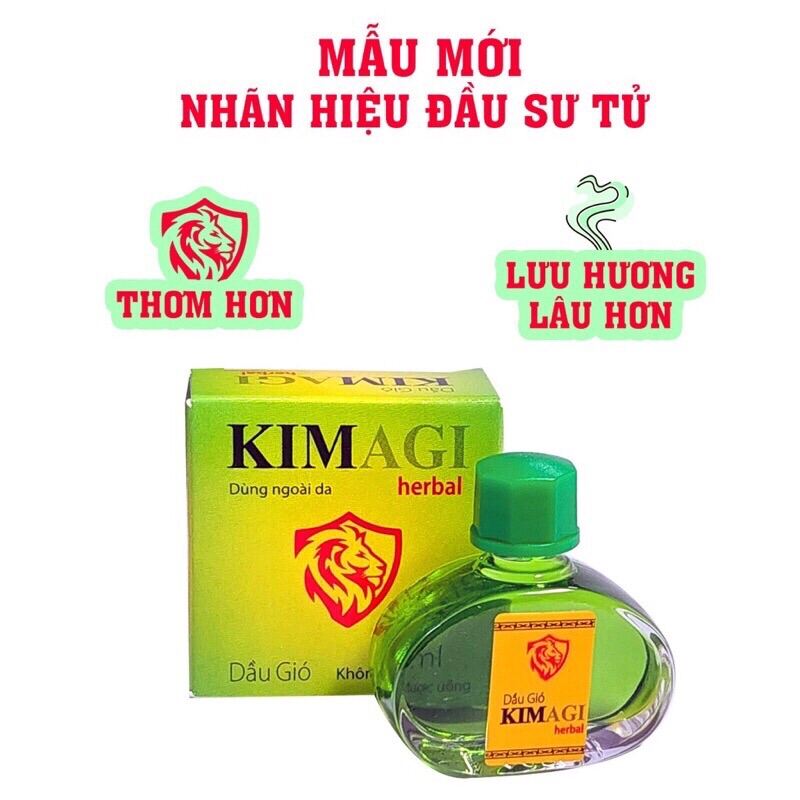 Dầu gió kim agi hương thơm dịu nhẹ thư giãn - chai 6ml dau gio kim / dau kim linh