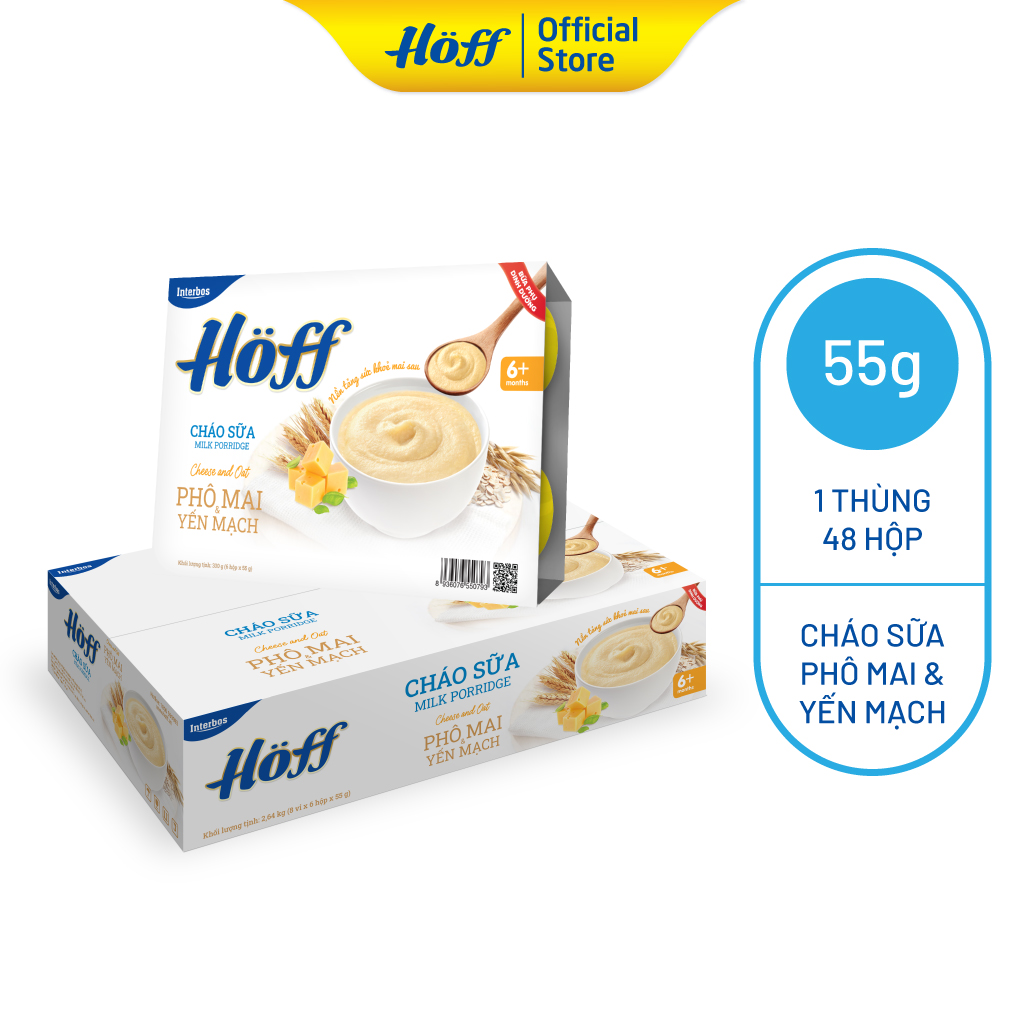 Cháo sữa phô mai - yến mạch hoff