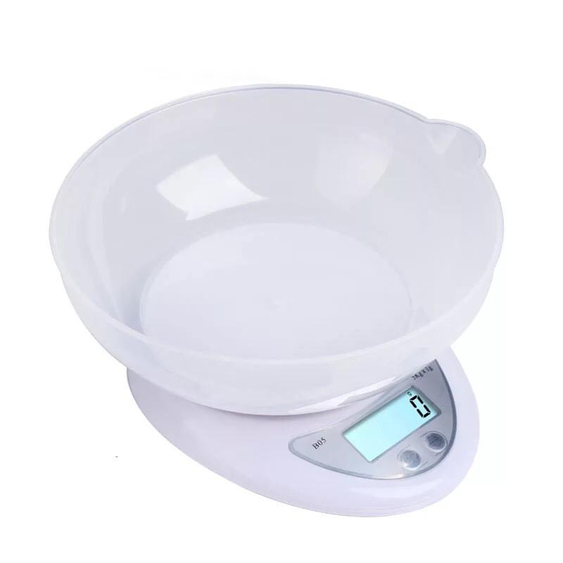 [HCM]Cân Điện Tử nhà bếp B05 2kg /0.1gr 5kg.1gr ( Bảo Hành 1 Năm  ) Màu Trắng