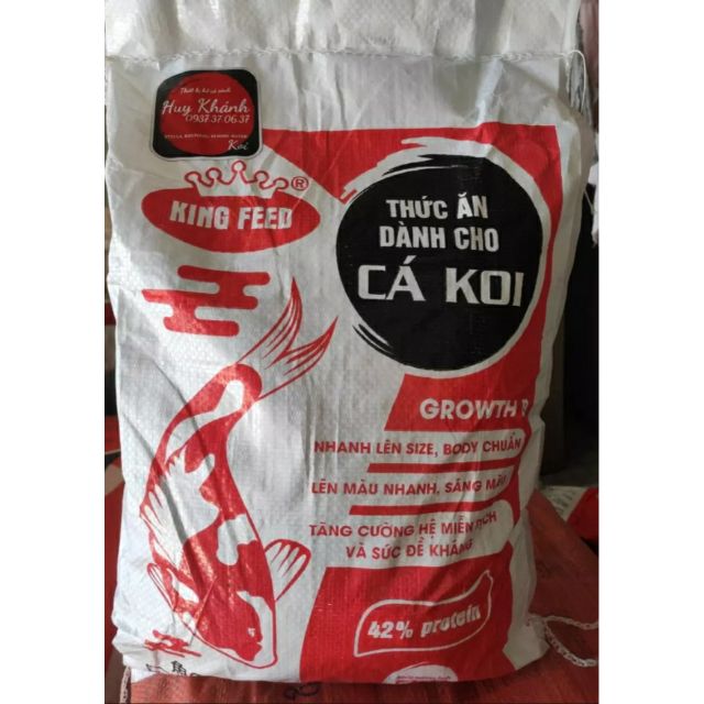 Cám cá Koi King Feed (42%Đạm, hạt 5ly hạt trung),cá vàng, cá cảnh - 5 kg
