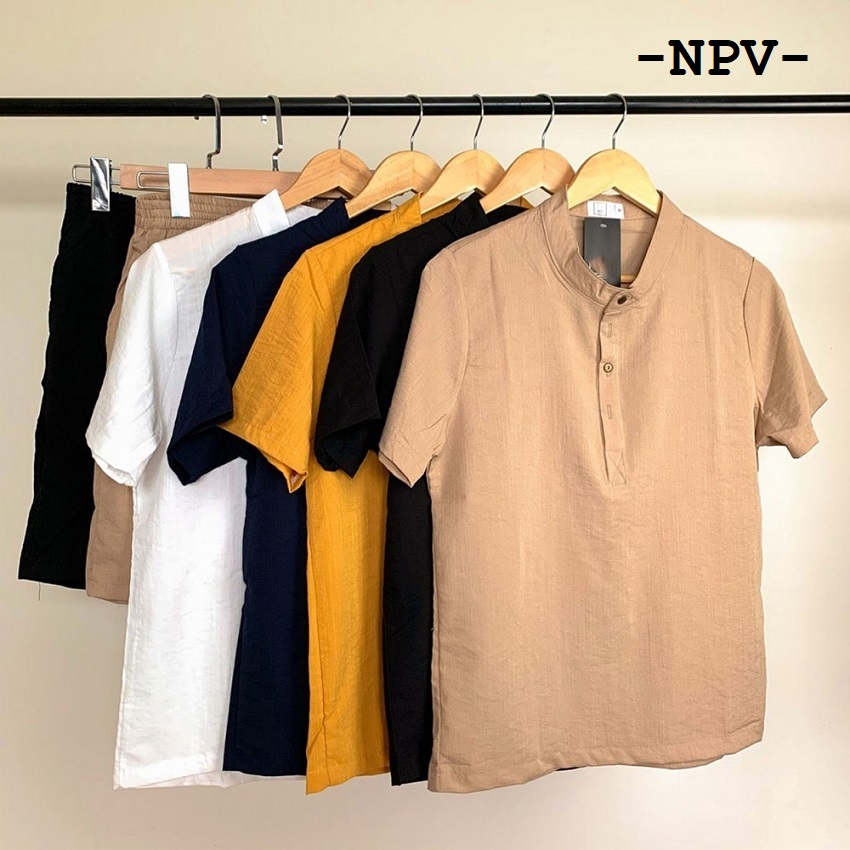 Bộ Quần Áo Đũi Nam NPV chất vải đũi thái loại dày bộ đồ nam vải đũi cao cấp