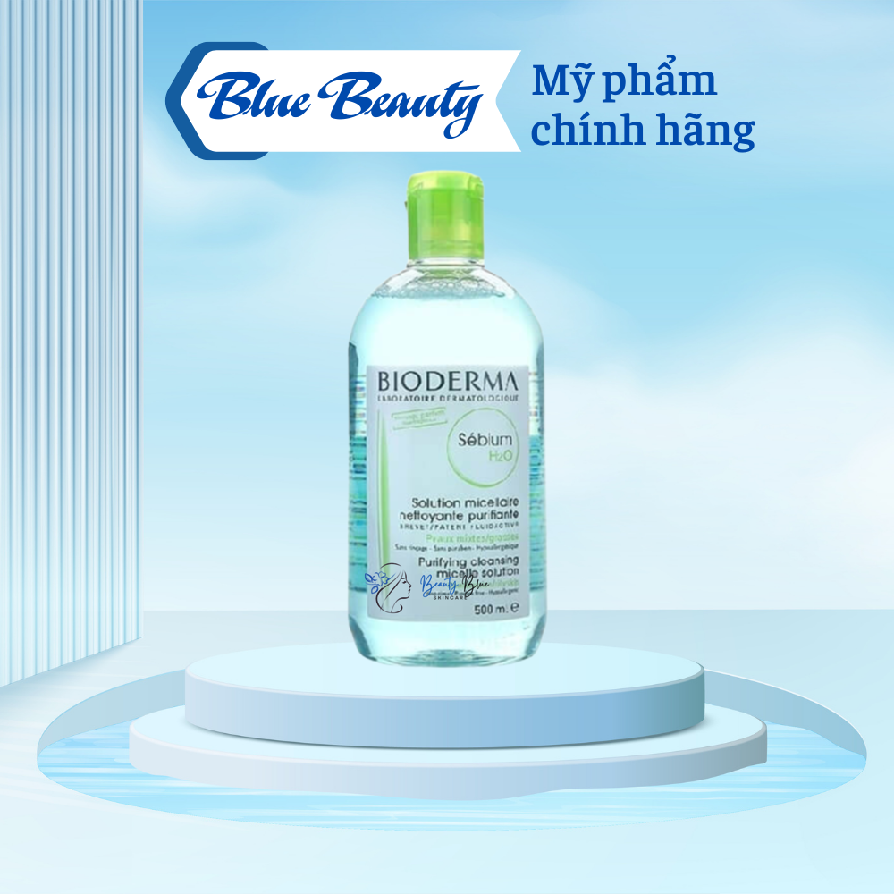 Nước tẩy trang bioderma dành cho da dầu & hỗn hợp 500ml sébium h2o