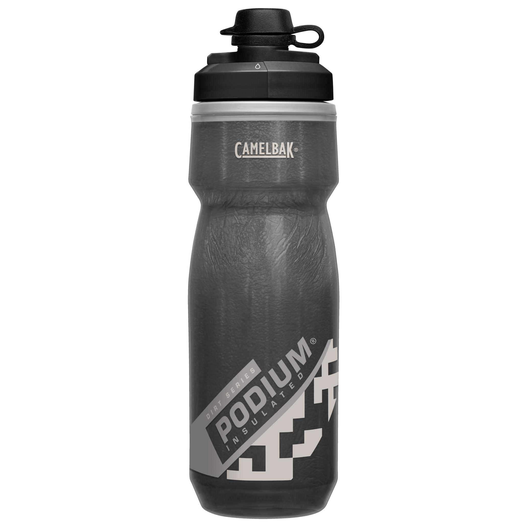 Bình Nước Xe Đạp Thể Thao Cách Nhiệt Camelbak Podium Chill Dirt Series 620ml Có Nắp Đậy Chống Đất Cát