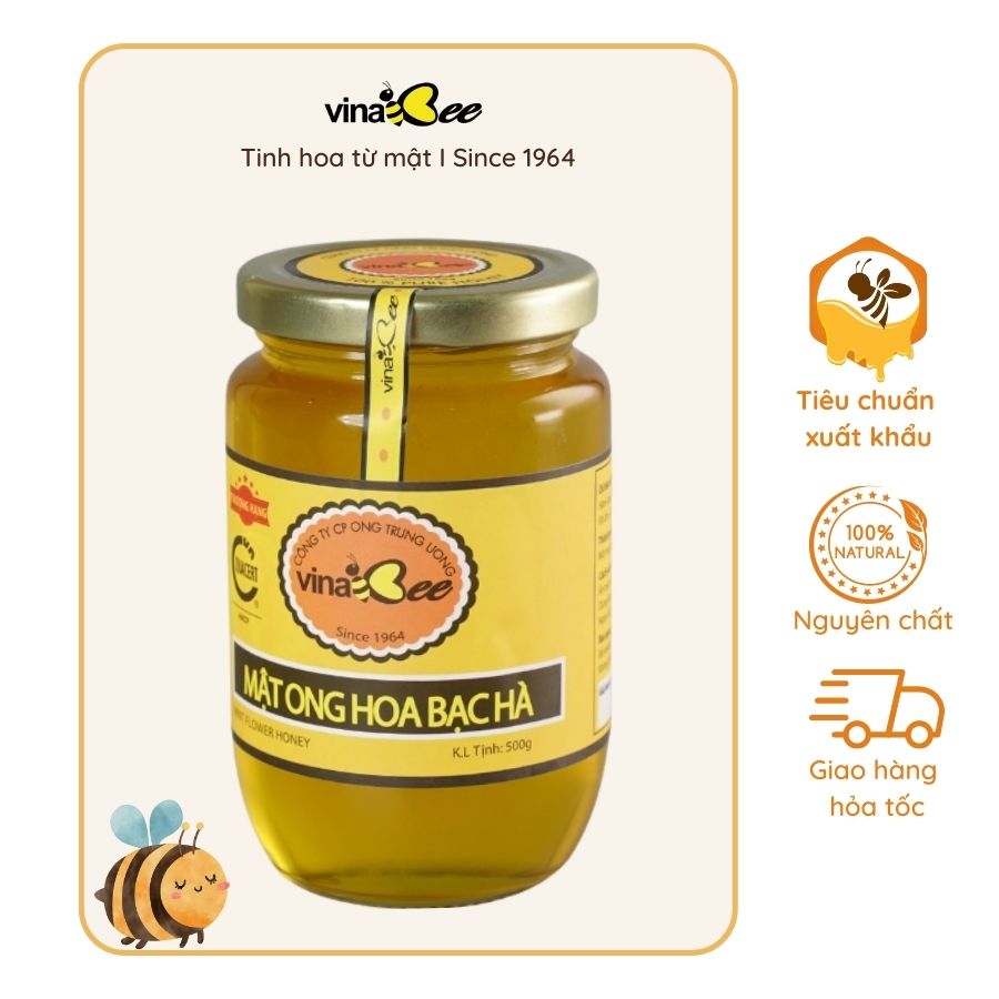 Mật ong hoa bạc hà 500g