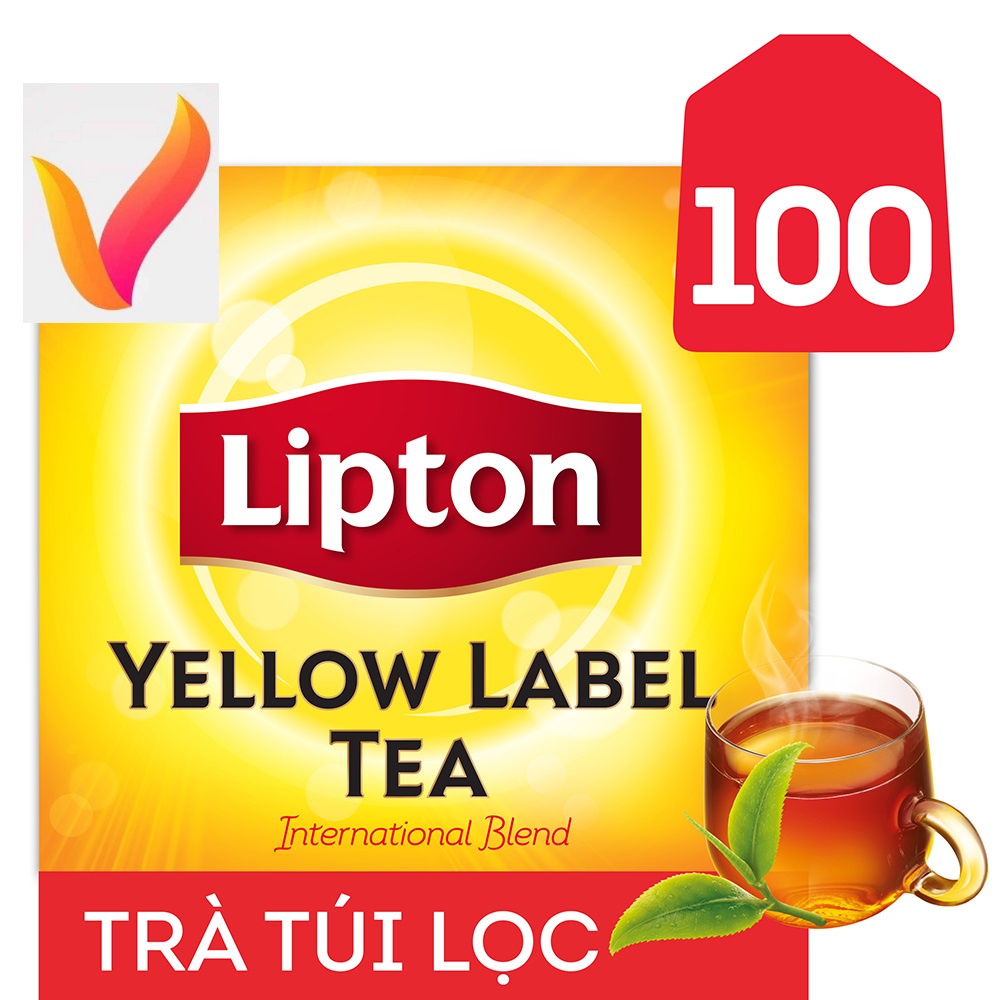 Lipton Nhãn Vàng - Hộp 100 Túi GIẢM THÊM 5% KHI ĐẶT HÀNG TRỰC TIẾP