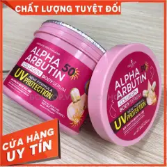 Kem Body Alpha Arbutin 50SPF UV Serum Protection Trắng Da , Chống ắng 500g Thái Lan
