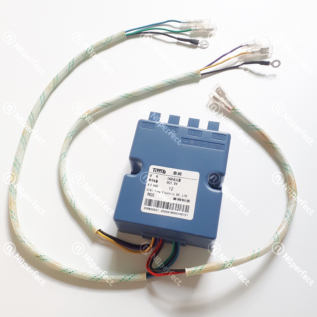 Ic đánh lửa bếp gas âm fotile gs-hl6b 2 lò dc1.5v - ic bếp ga 8 dây giá sỉ
