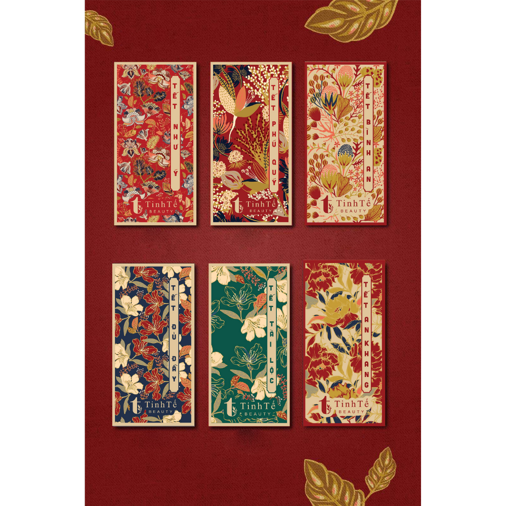 Set 6 bao lì xì Tết sum vầy Tinhtebeauty