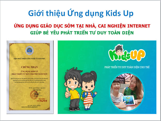 Thẻ học Kids Up cho trẻ từ 2 - 7 tuổi gói 1 năm
