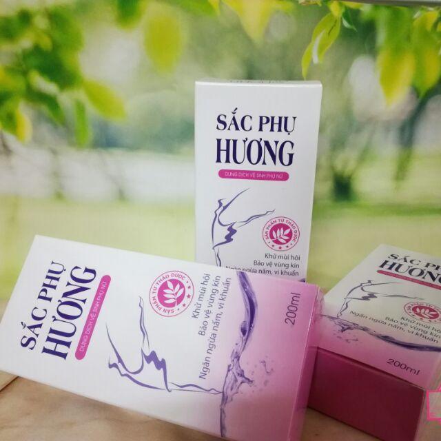 DUNG DỊCH VỆ SINH PHỤ NỮ SẮC PHỤ HƯƠNG 200ML.