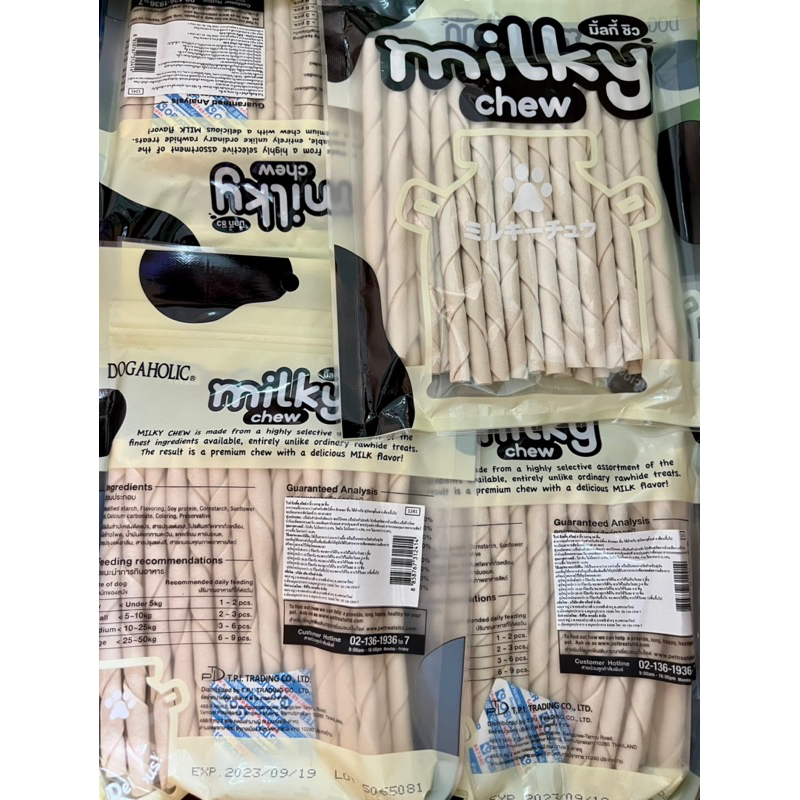Milky Chew Xương Gặm Sữa Dê Bọc Gà Sấy - Nhiều Size