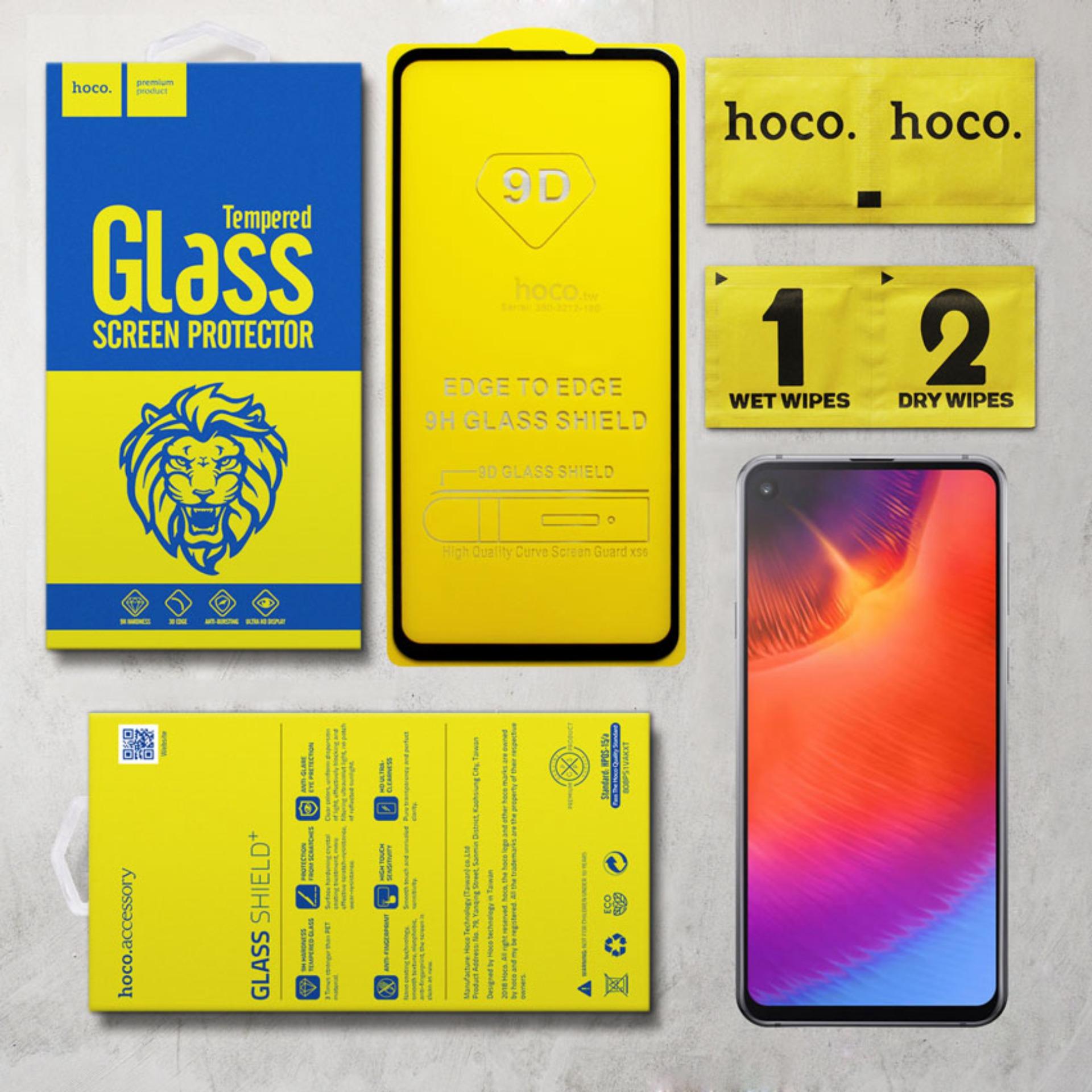 Kính cường lực cho Samsung Galaxy A9 Pro 2019 Full màn hình hiệu Hoco (Đen)