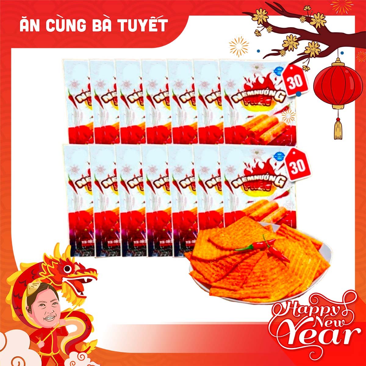 Combo 60 gói snack siêu ngon- đồ ăn vặt snack ăn cùng bà tuyết đồ ăn vặt việt nam