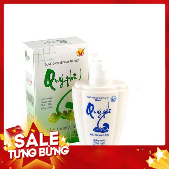 Dung dịch vệ sinh phụ nữ quý phi - xanh