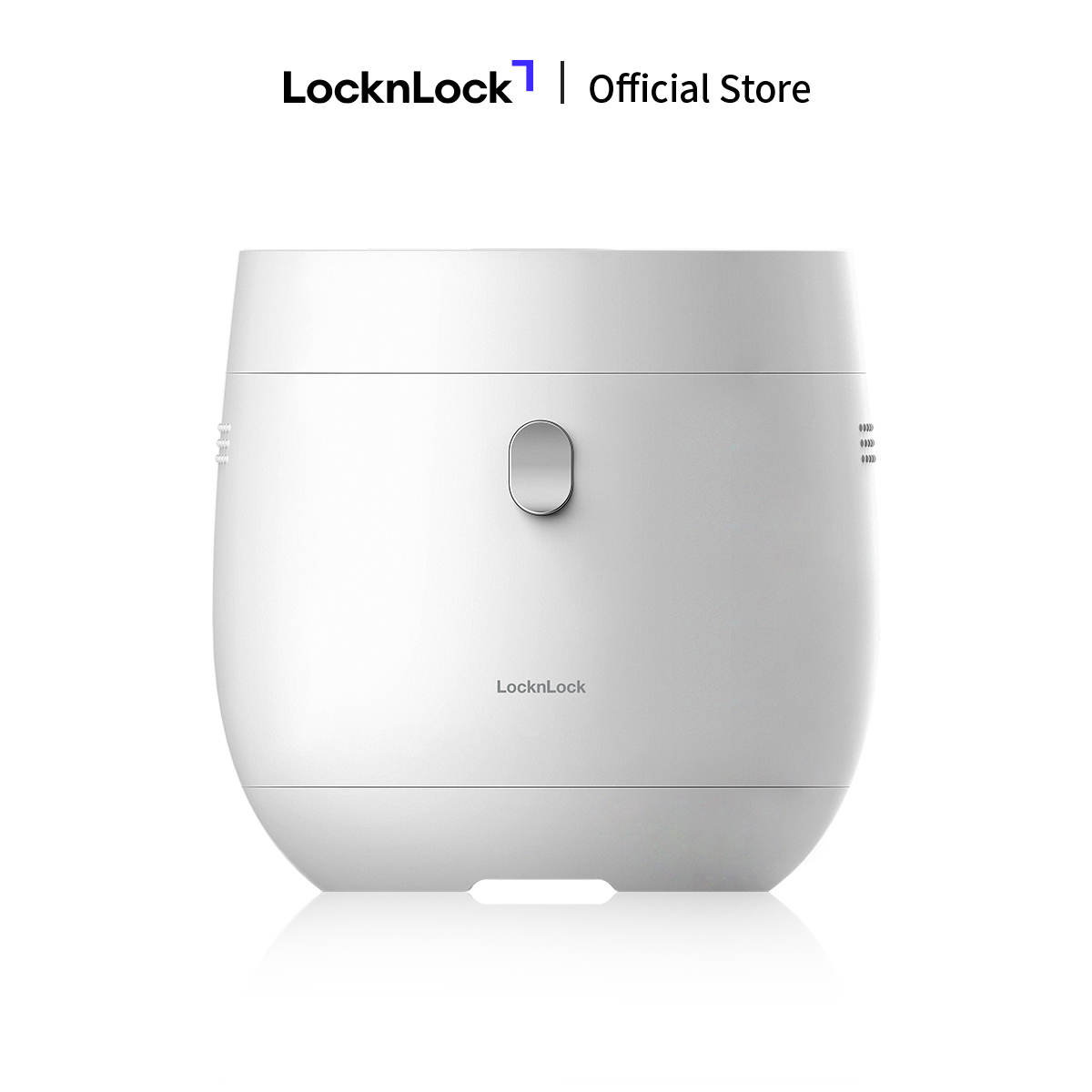 Nồi cơm điện tử LocknLock Pearl rice cooker 1L EJR376WHT hẹn giờ, giữ ấm 12h