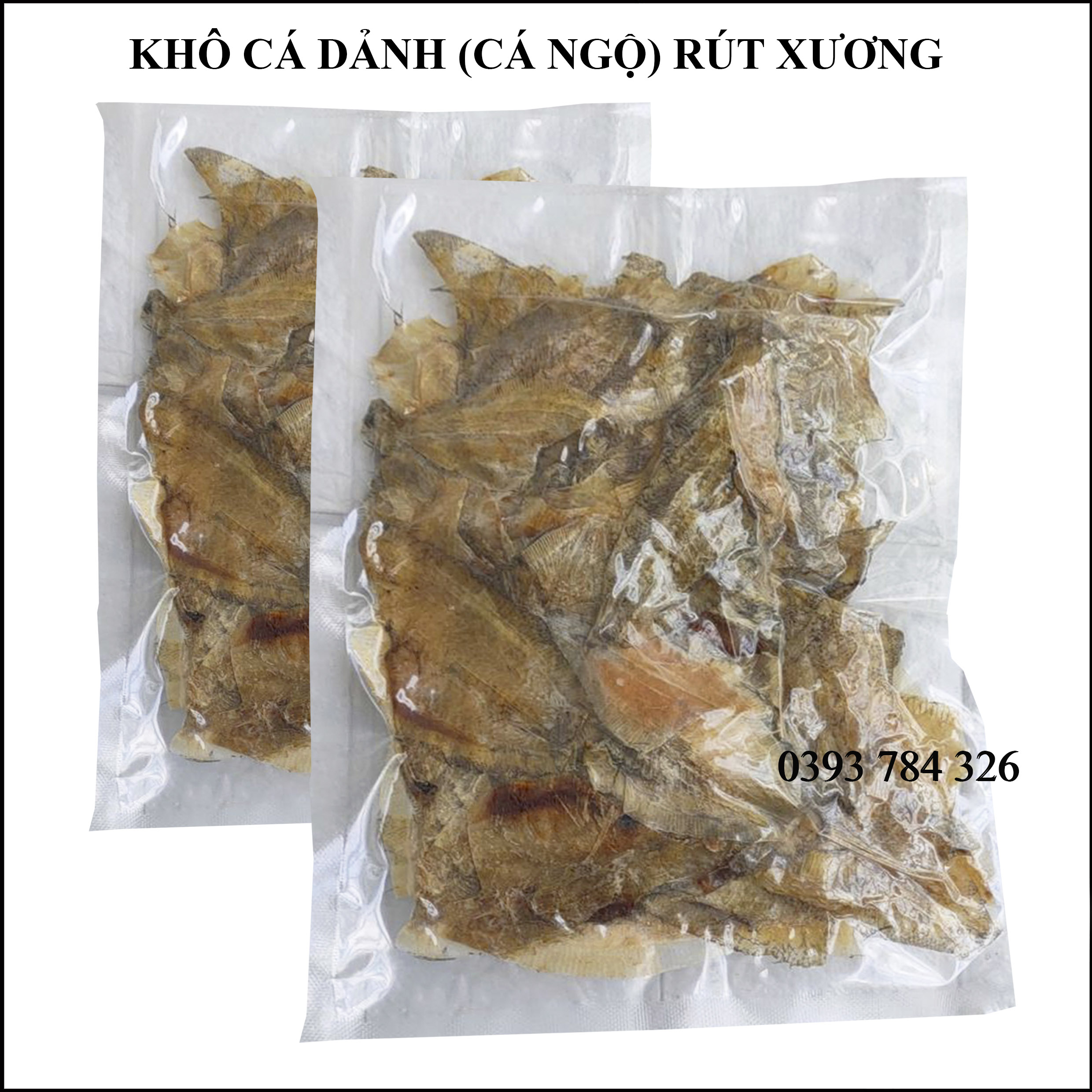 1kg khô cá dảnh rút xương đặc sản phan thiết-bình thuận chính gốc