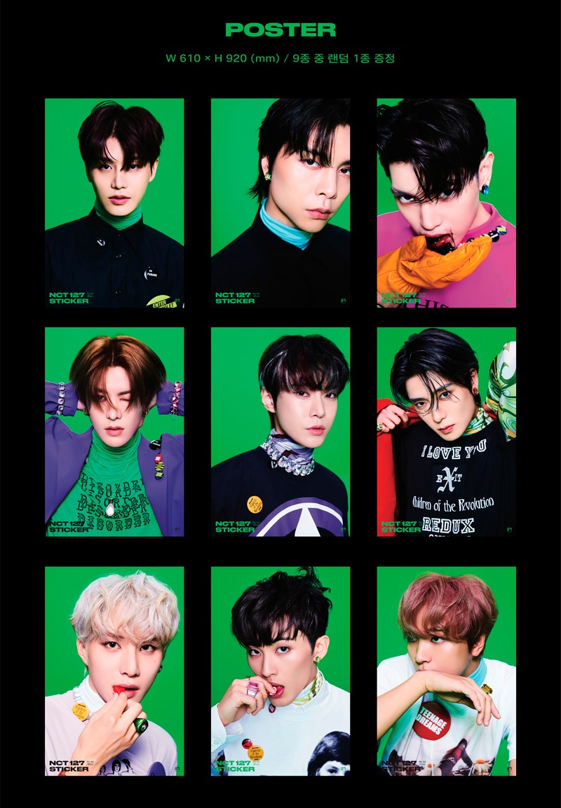 [Méo Store] Có sẵn Poster nhóm NCT 127 hàng chính hãng kèm ống nhựa đựng