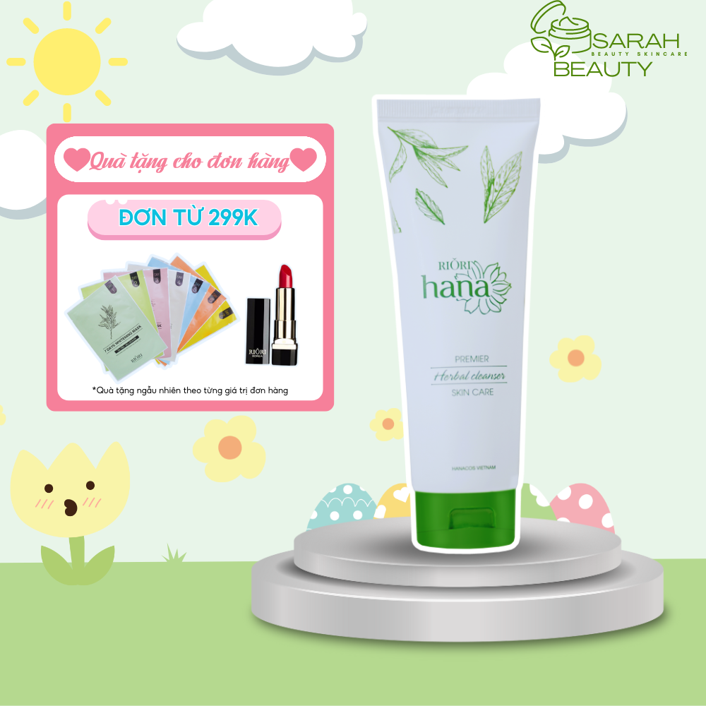 Sữa rửa mặt thảo dược dạng gel ph 5.5 riori herbal cleanser 120g