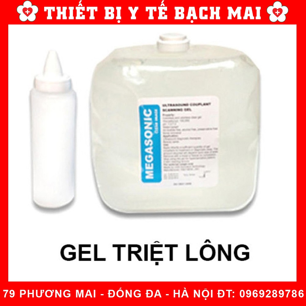 Gel lạnh triệt lông megasonic cao cấp gel trắng - can 5 lít