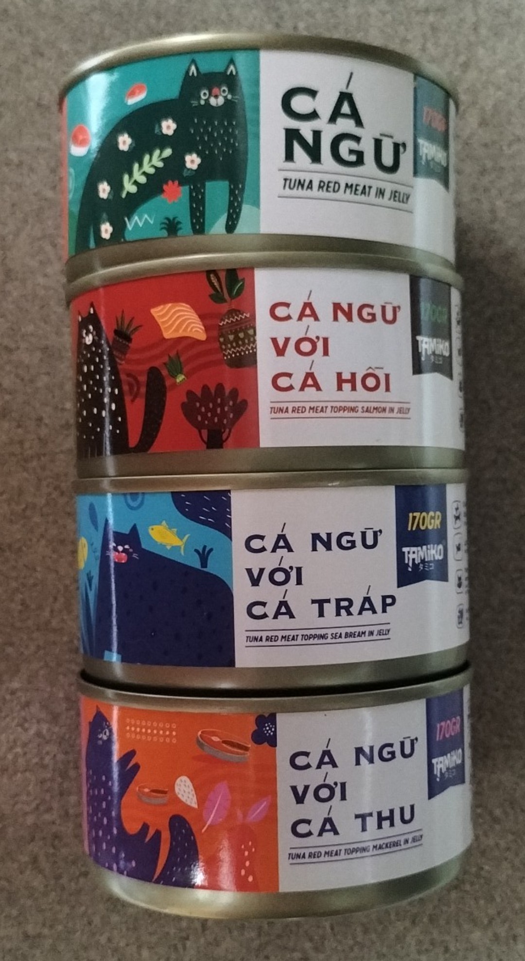 Pate Tamiko lon 170gram cho mèo, Meowcat