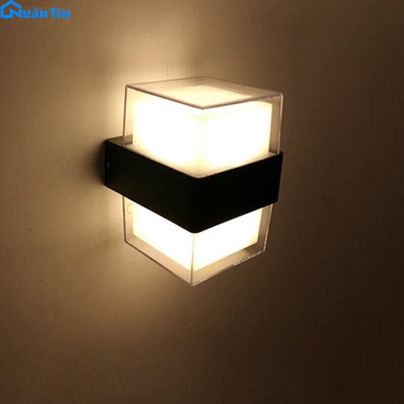 Đèn led treo tường ốp tường ngoài trời trong nhà led 12w vnt669 220v ngân tin