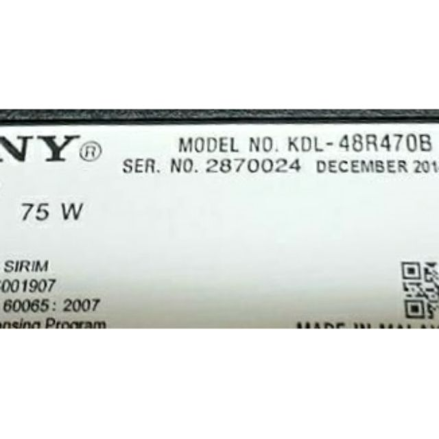 Bo mạch tivi sony 48r470 kdl-48r470