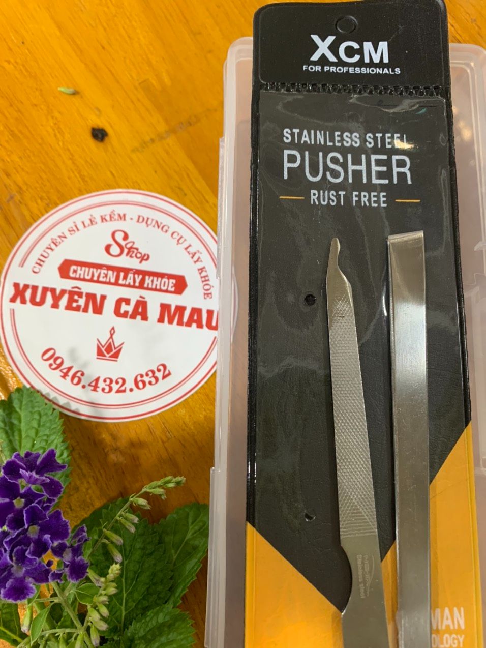 Bộ dao lấy khóe cắt khóe chuyên dụng, giũa móc câu, thép không gỉ, cao cấp 02 món, Bộ dụng cụ & Phụ kiện làm móng (Xuyên Cà Mau)