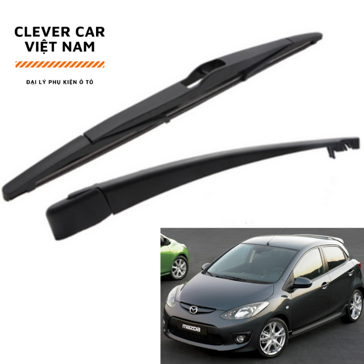 Bộ Cần Chổi Gạt Mưa Sau Cho Xe Ô Tô Mazda 2 Từ 2004-2007