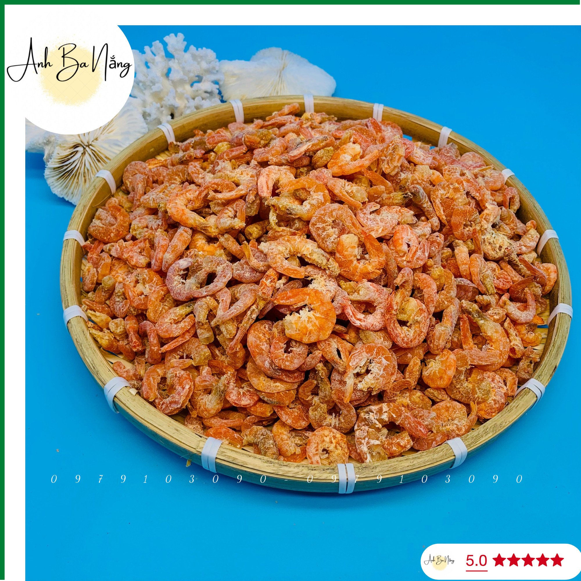 500gr tôm khô biển ngon ngọt hơn tôm nước ngọt , khô tôm biển loại 1 dai ngon ngọt từng con - anh ba nắng