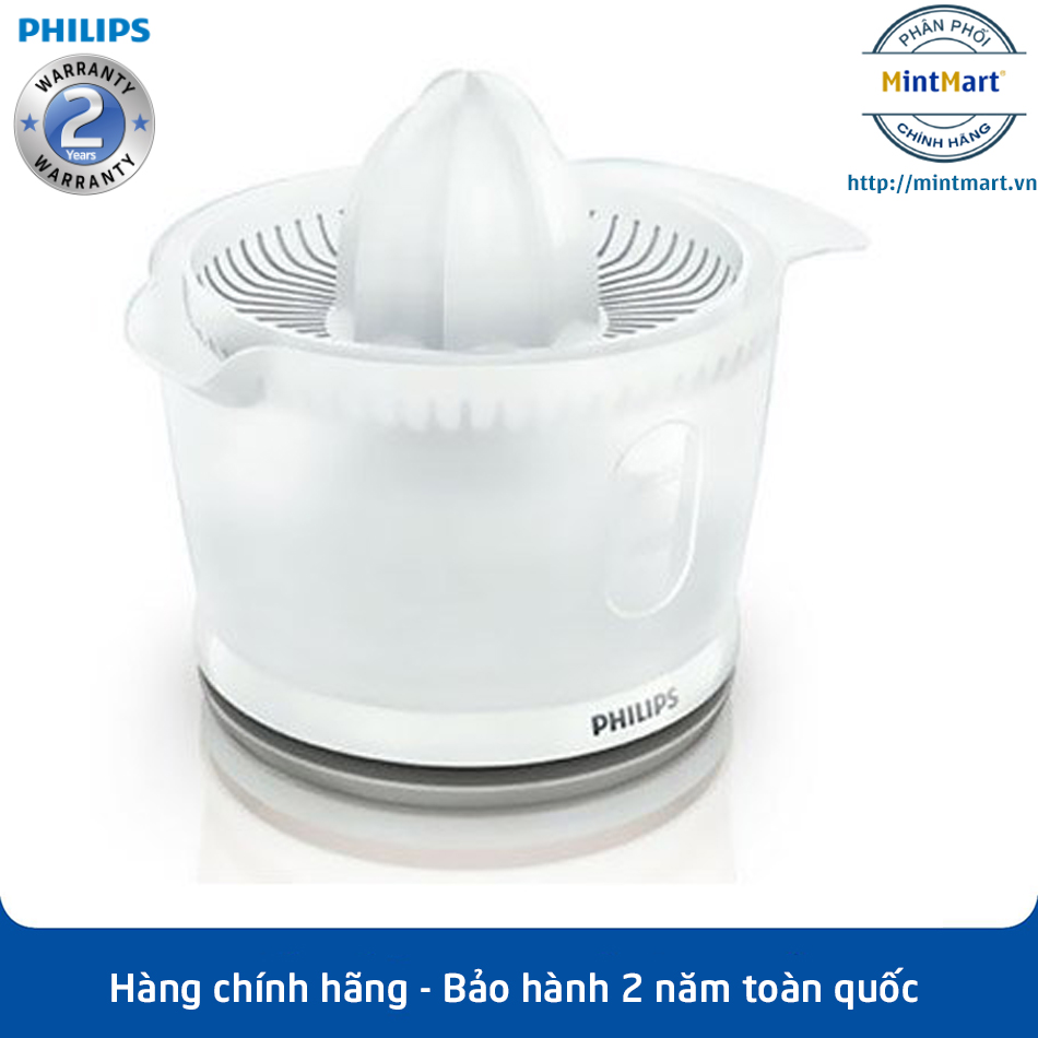 Máy vắt cam philips 500ml hr2738 - hàng chính hãng - bảo hành 2 năm toàn quốc