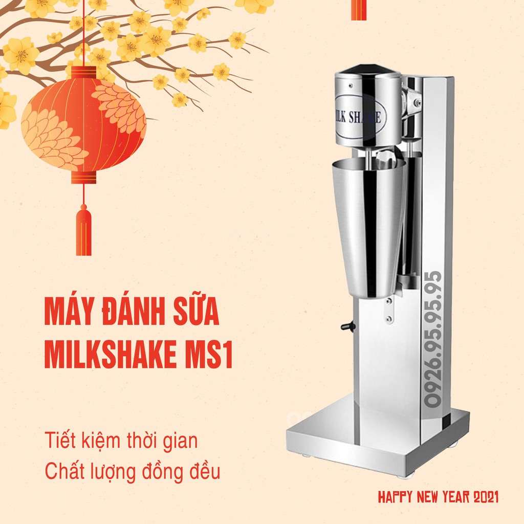Máy đánh sữa milkshake ms1 - máy khuấy trà sữa - thiết bị máy móc pha chế