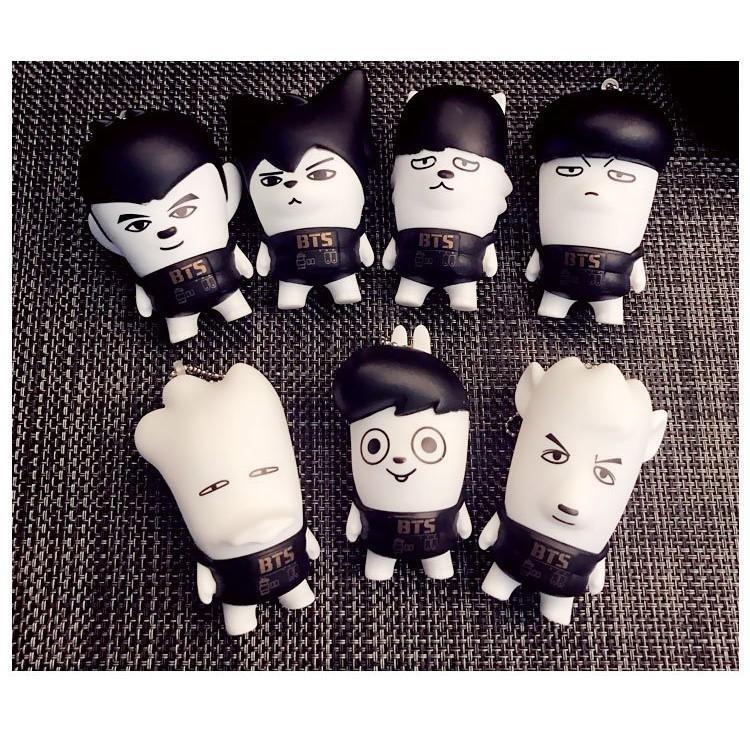 Móc khoá búp bê bts