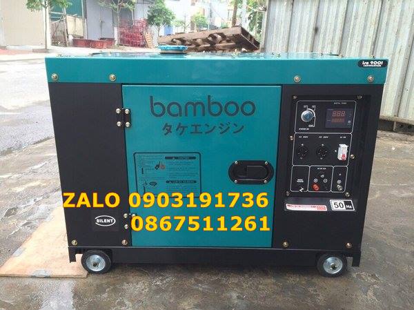 Máy phát điện chạy dầu Bamboo 7800ET chính hãng