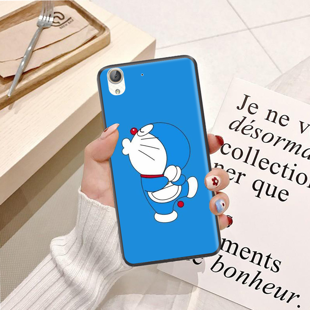 Ốp lưng điện thoại Huawei Y5 II / Y6 II / Y6 Prime 2018 / Y7 Pro 2019 / Y9 2018 viền dẻo TPU BST Doremon Nhảy Múa