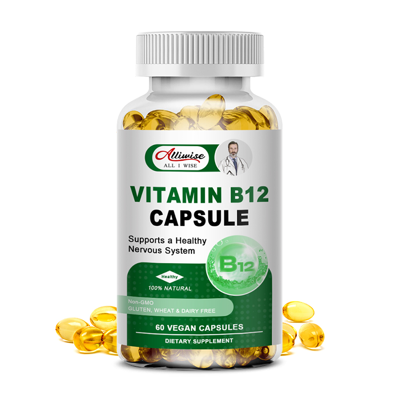 Vitamin B12 500 mg viên nang Hỗ trợ sức khỏe hệ thần kinh Sản xuất năng