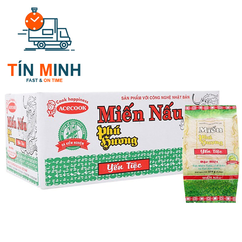 Miến nấu phú hương yến tiệc thùng 10 lóc 210g - Cty TM