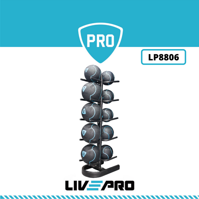 Kệ Bóng Medicine Livepro Chính Hãng MEDICINE BALL RACK