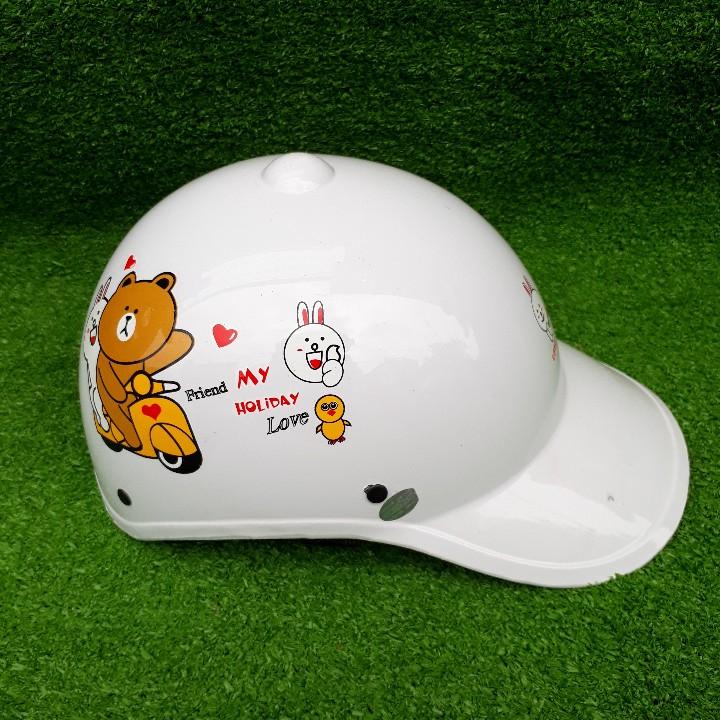 Nón bảo hiểm thời trang nữ