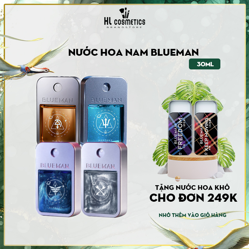 Nước hoa nam blueman hương thơm lôi cuốn lịch lãm 30ml