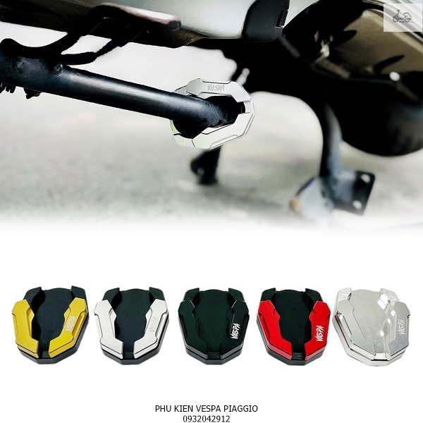 Bọc chân chống vespa full cnc mẫu 2023 cho các dòng vespa sprint primavera lx s lxs lxv
